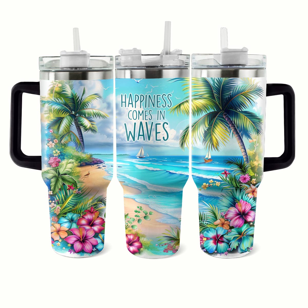 Shineful Tumbler Happy Waves