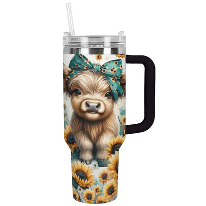 Shineful Tumbler Sunflower Cow