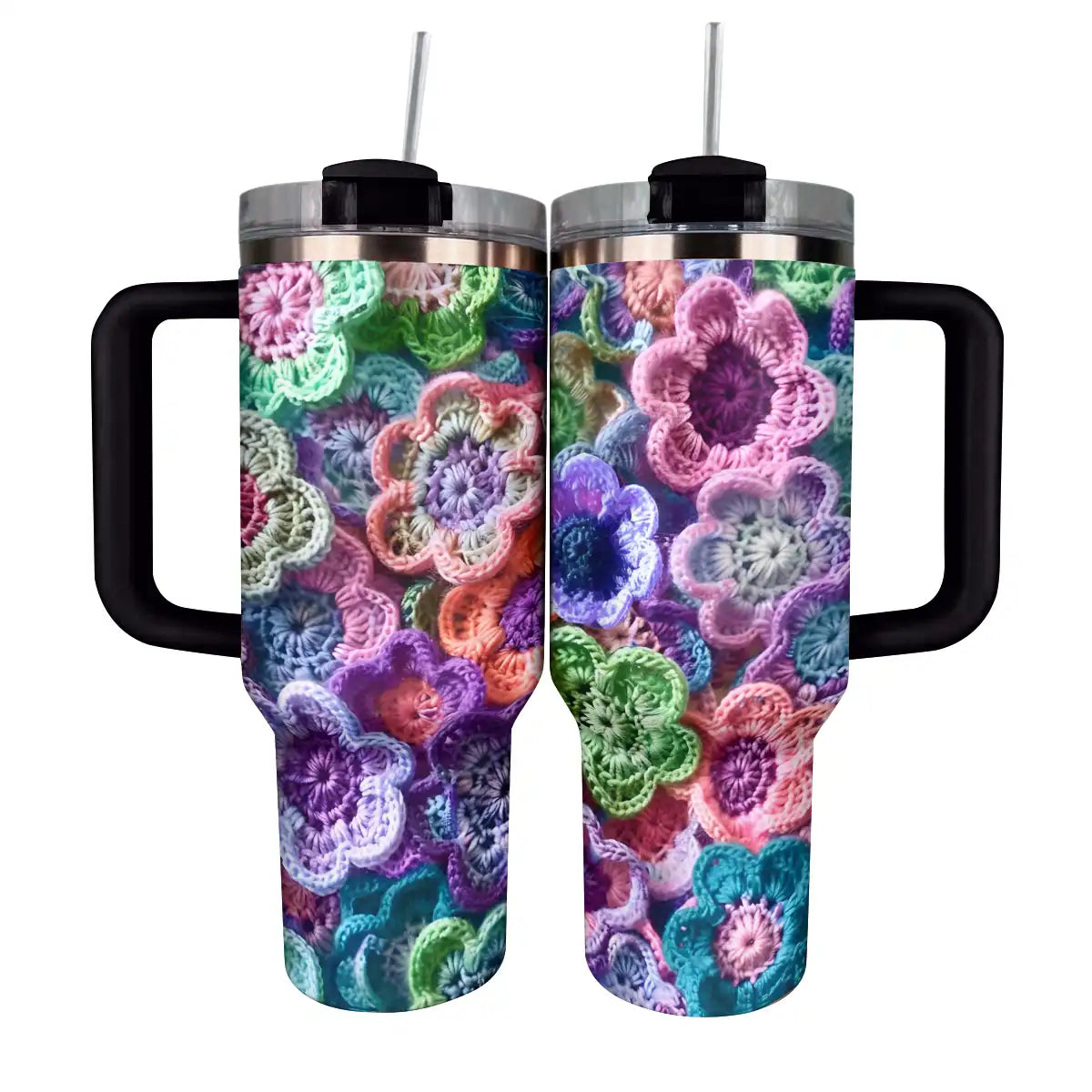 Fleurs au crochet Shineful Tumbler Ver2