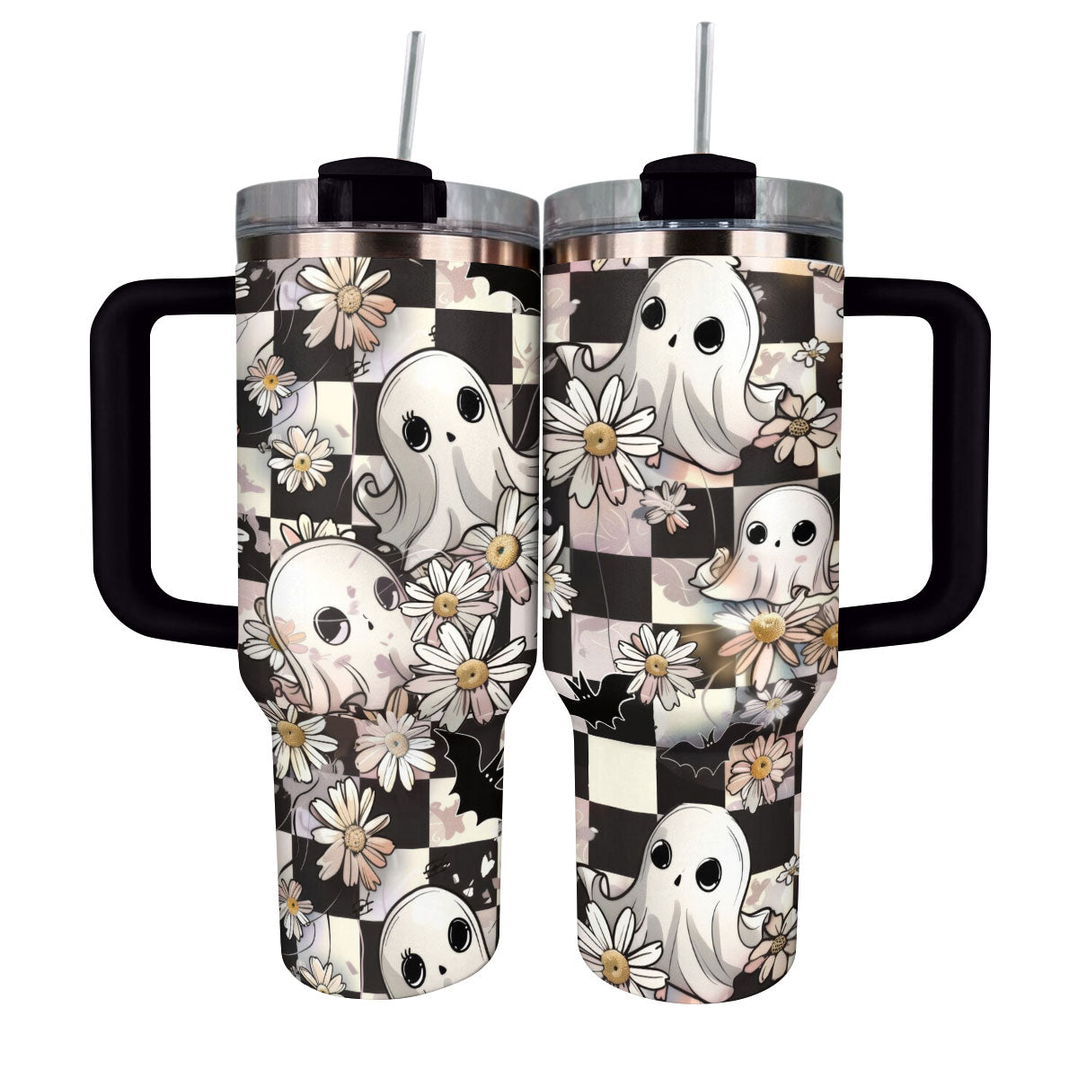 Shineful Tumbler Floral Ghosts