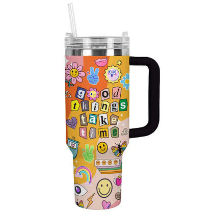 Shineful Tumbler Les bonnes choses prennent du temps