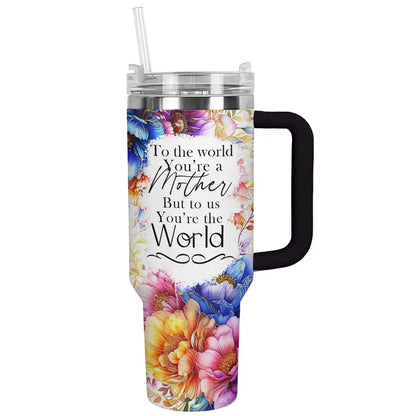 Shineful Tumbler Mother's Day quote floral