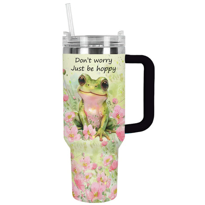 Shiny Tumbler Hoppy Frog Serenity