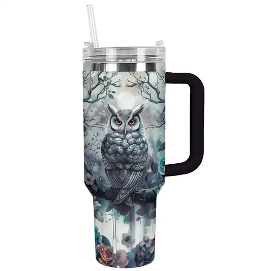 Hibou d'hiver Shineful Tumbler