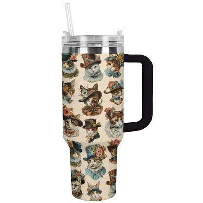 Shineful Tumbler Vintage Cats