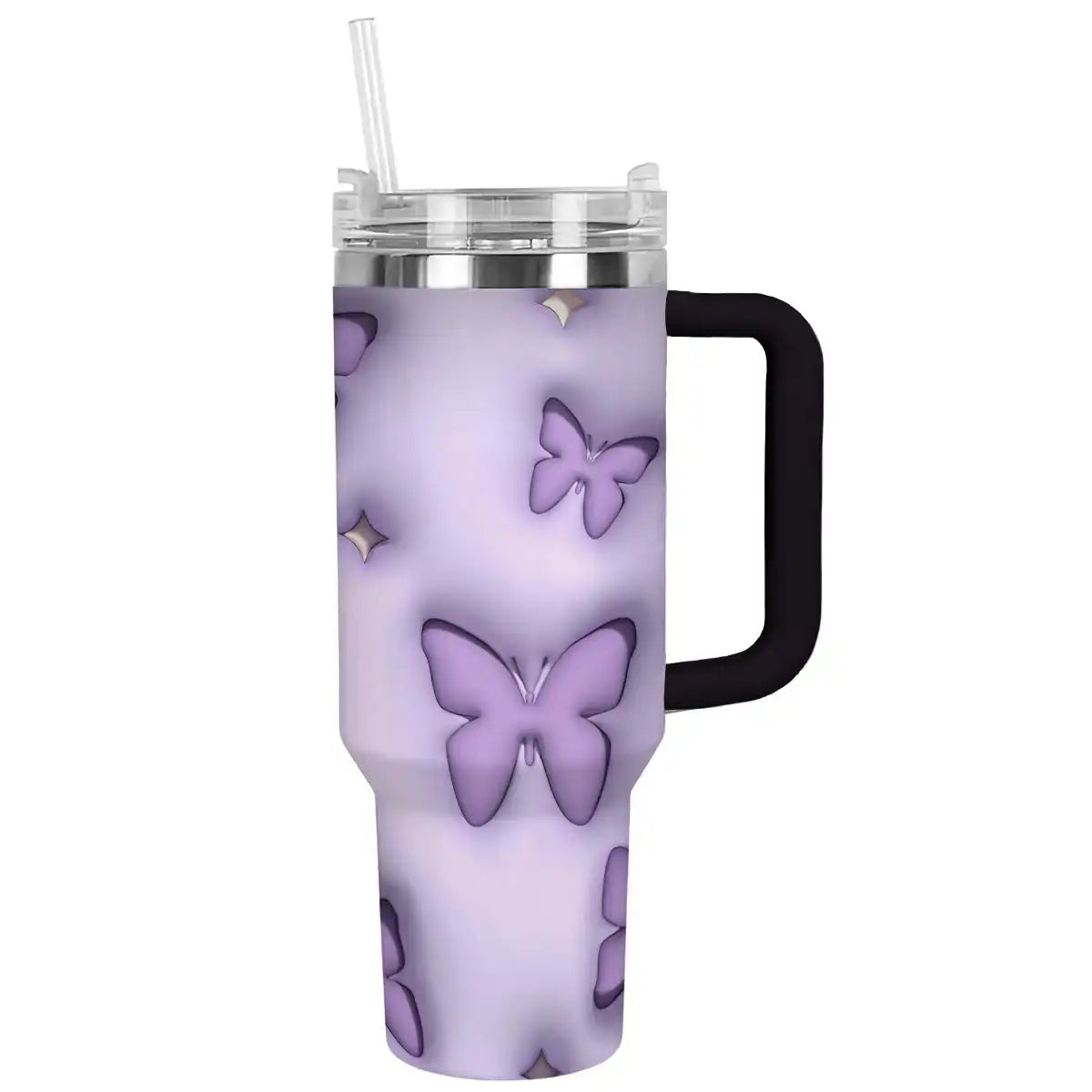 Shineful Tumbler Puffy Butterflies