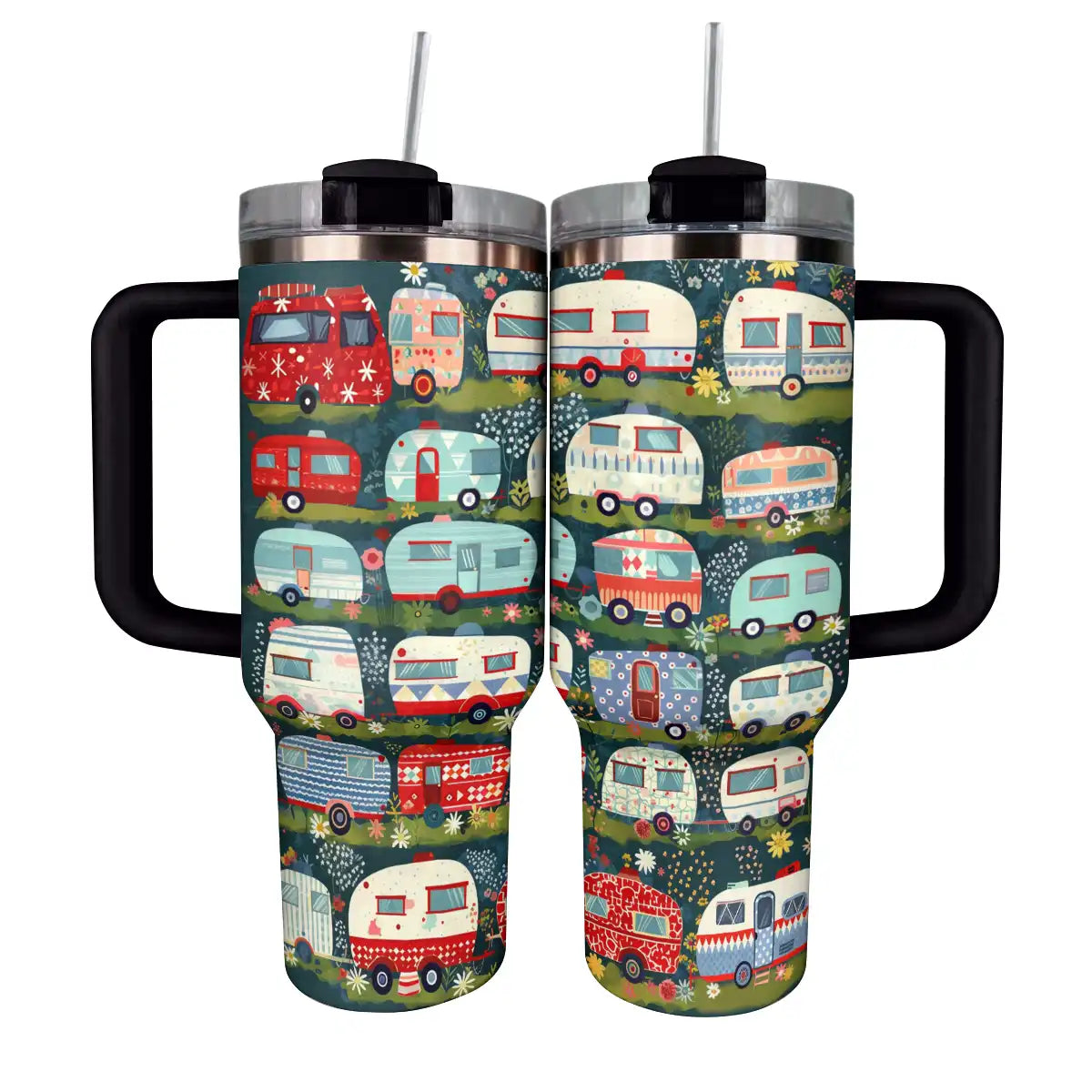 Shineful Tumbler Cute Campervans