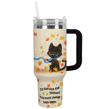 Shineful Tumbler Autumn Cat