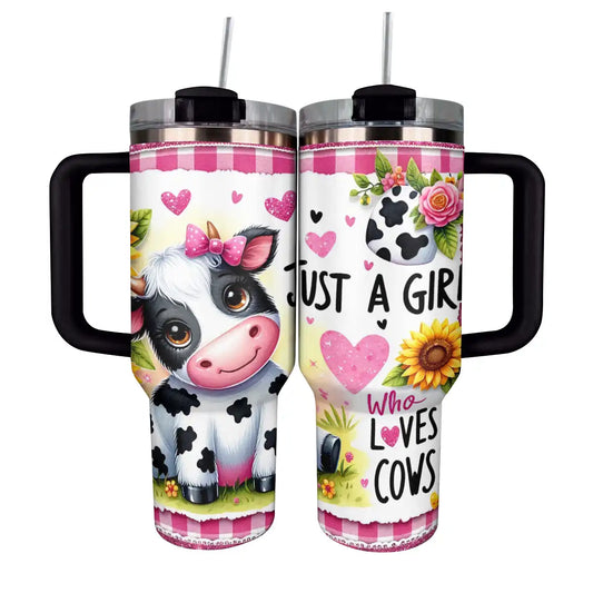 Verre brillant pour les amoureux des vaches