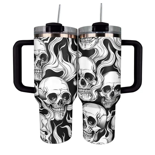 Shineful Tumbler Smokey Skulls