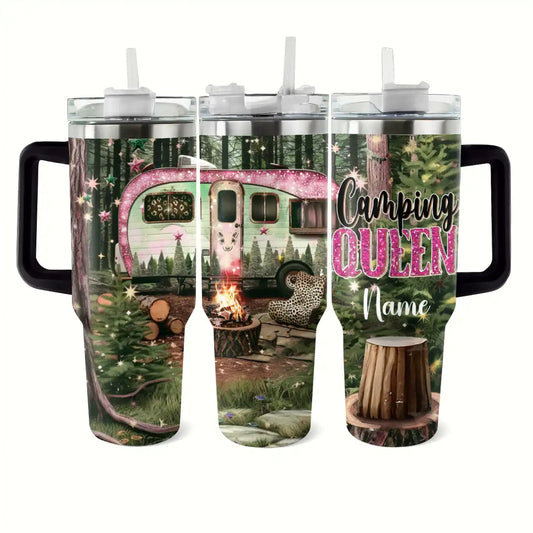 Shineful Tumbler Personalized Camping Queen