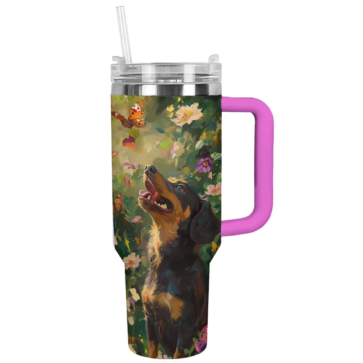 Shineful Tumbler Dachshund In Bloom