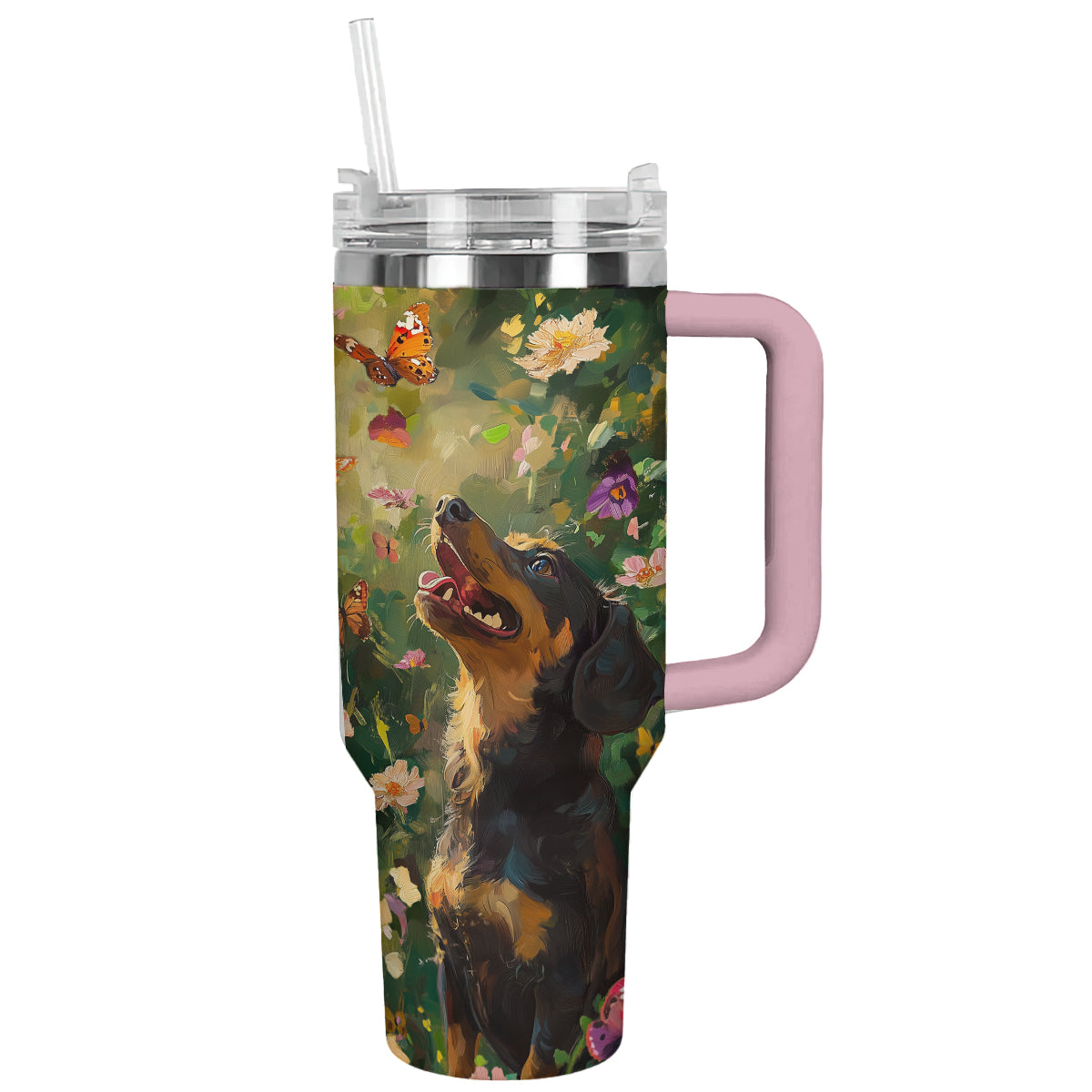 Shineful Tumbler Dachshund In Bloom