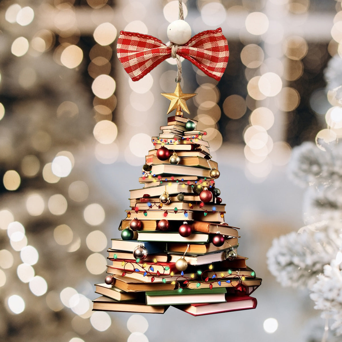 Book Tree Ver6 Shineful® Decoration Ornament Nl09