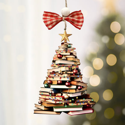 Book Tree Ver6 Shineful® Decoration Ornament Nl09