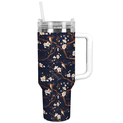 Shineful Tumbler Cherry Blossom And Bird