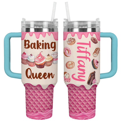 Shineful Tumbler Personalized Baking Queen