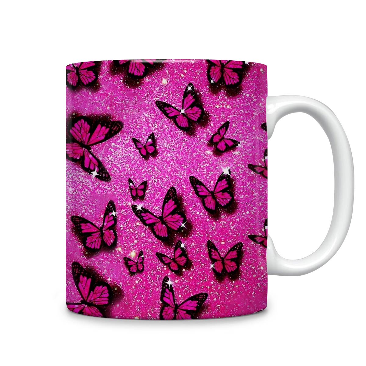 Shineful Ceramic Mug Butterfly Pink