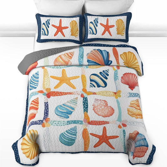 Shineful All Season Quilt 3-Piece Set Beachlife Lovely