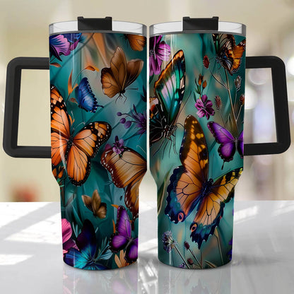 Shineful Tumbler Elegant Butterflies