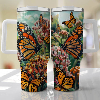 Shineful Tumbler sauve la plante Monarch et l'asclépiade