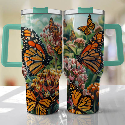 Shineful Tumbler sauve la plante Monarch et l'asclépiade