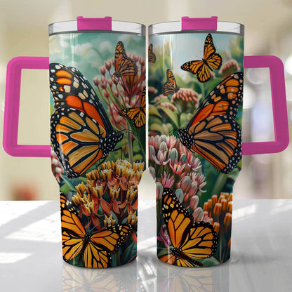 Shineful Tumbler sauve la plante Monarch et l'asclépiade