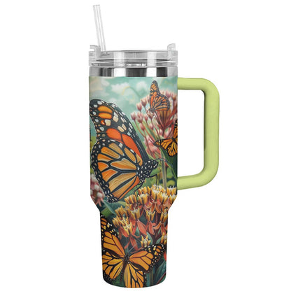 Shineful Tumbler sauve la plante Monarch et l'asclépiade