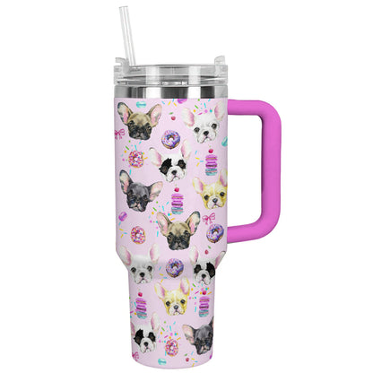 Shineful Tumbler Frenchie Fun: Sweet Treats