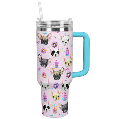 Shineful Tumbler Frenchie Fun: Sweet Treats