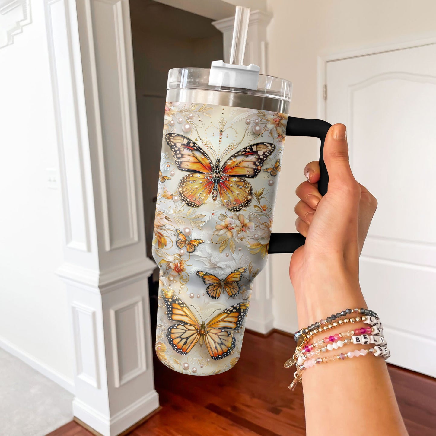 Shineful Glossy Tumbler Radiant Monarchs