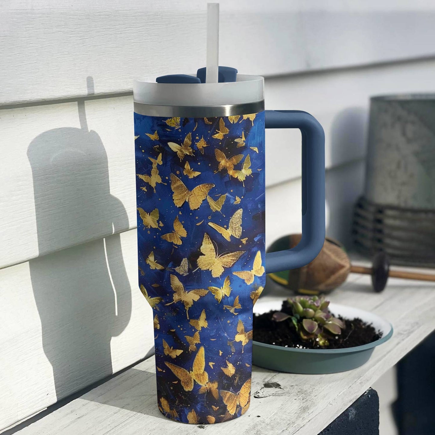 Ailes de nuit étoilées Shineful Tumbler