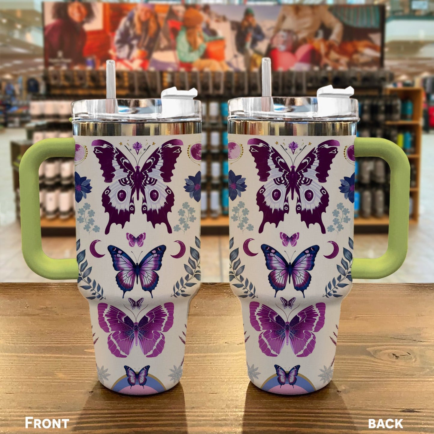 Butterfly 40 Oz Shineful™ Tumbler Gorgeous Mn8 40Oz