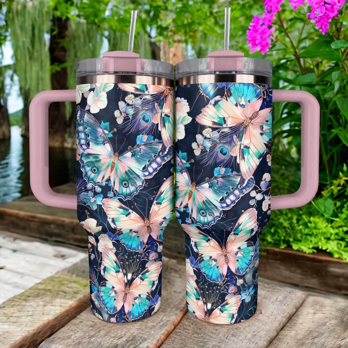 Shineful Tumbler Butterfly Blossom