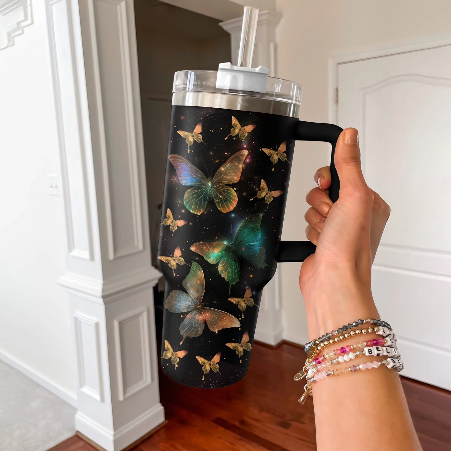 Shineful Tumbler Butterfly Celestial Elegance