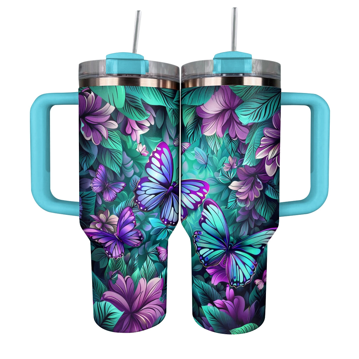 Shineful Tumbler Butterfly Garden Bliss