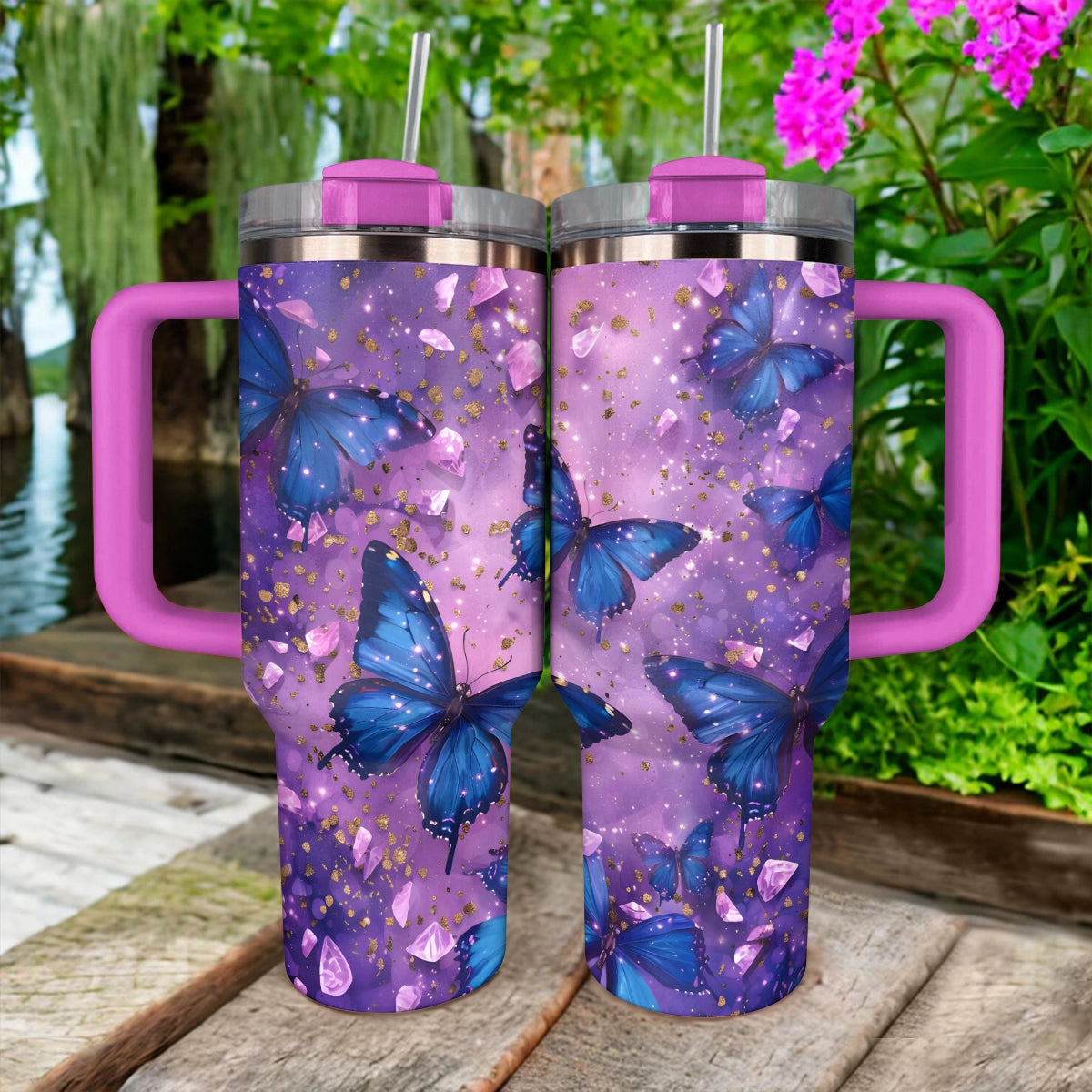 Shineful Tumbler Butterfly Dreams Delight