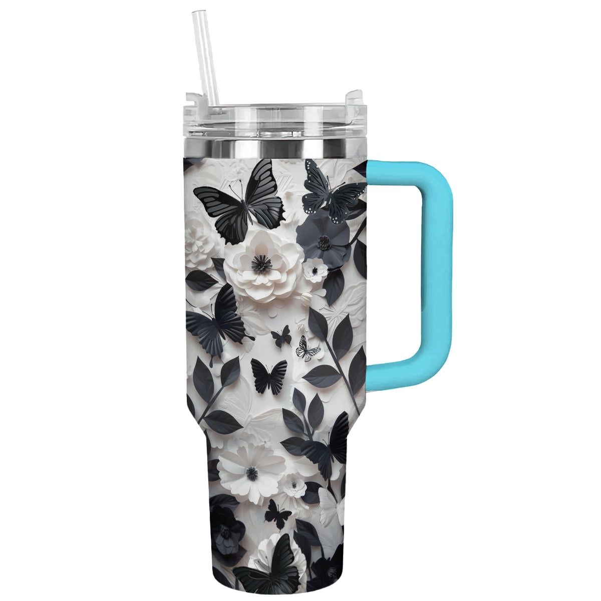 Shineful Tumbler Schmetterling Monochrome Eleganz