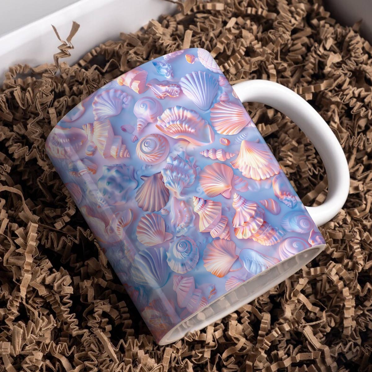 Shineful Ceramic Mug Gorgeous Seashell