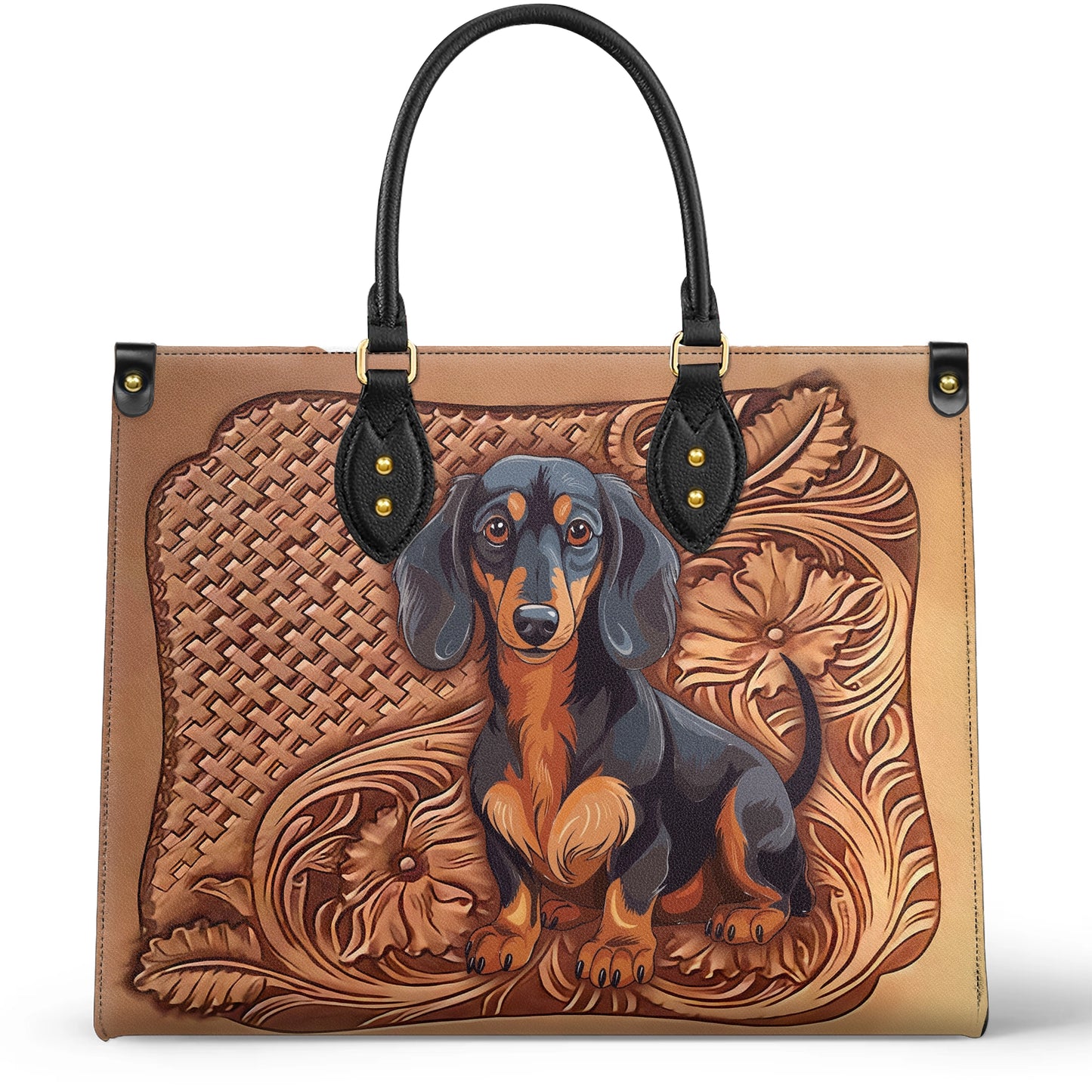 Shineful Leather Bag Dachshund Strength