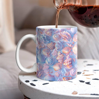 Shineful Ceramic Mug Gorgeous Seashell