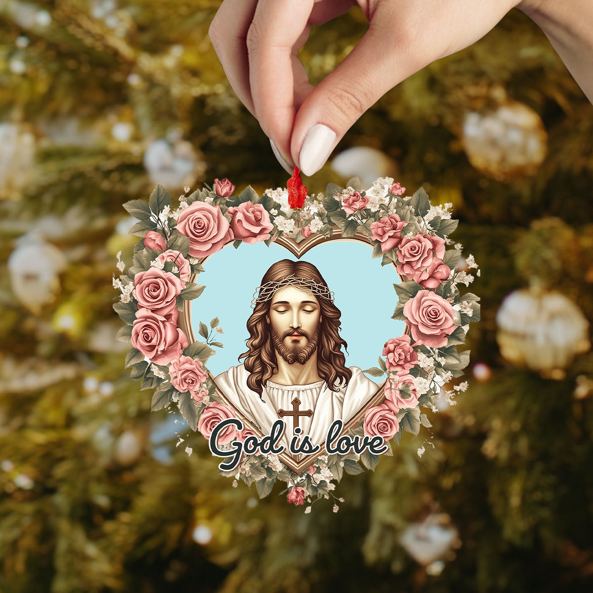 Shineful 2D Acrylic Ornament - God Is Love