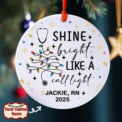 Shineful 2D Acrylic Ornament Personalized Call Light