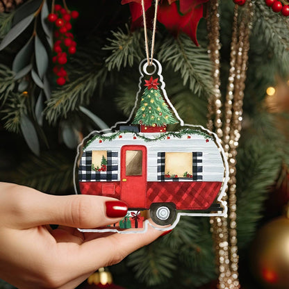 Shineful Acrylic Ornament Holiday Camper