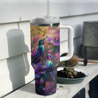 Shineful Tumbler Floral Hummingbird Elysium