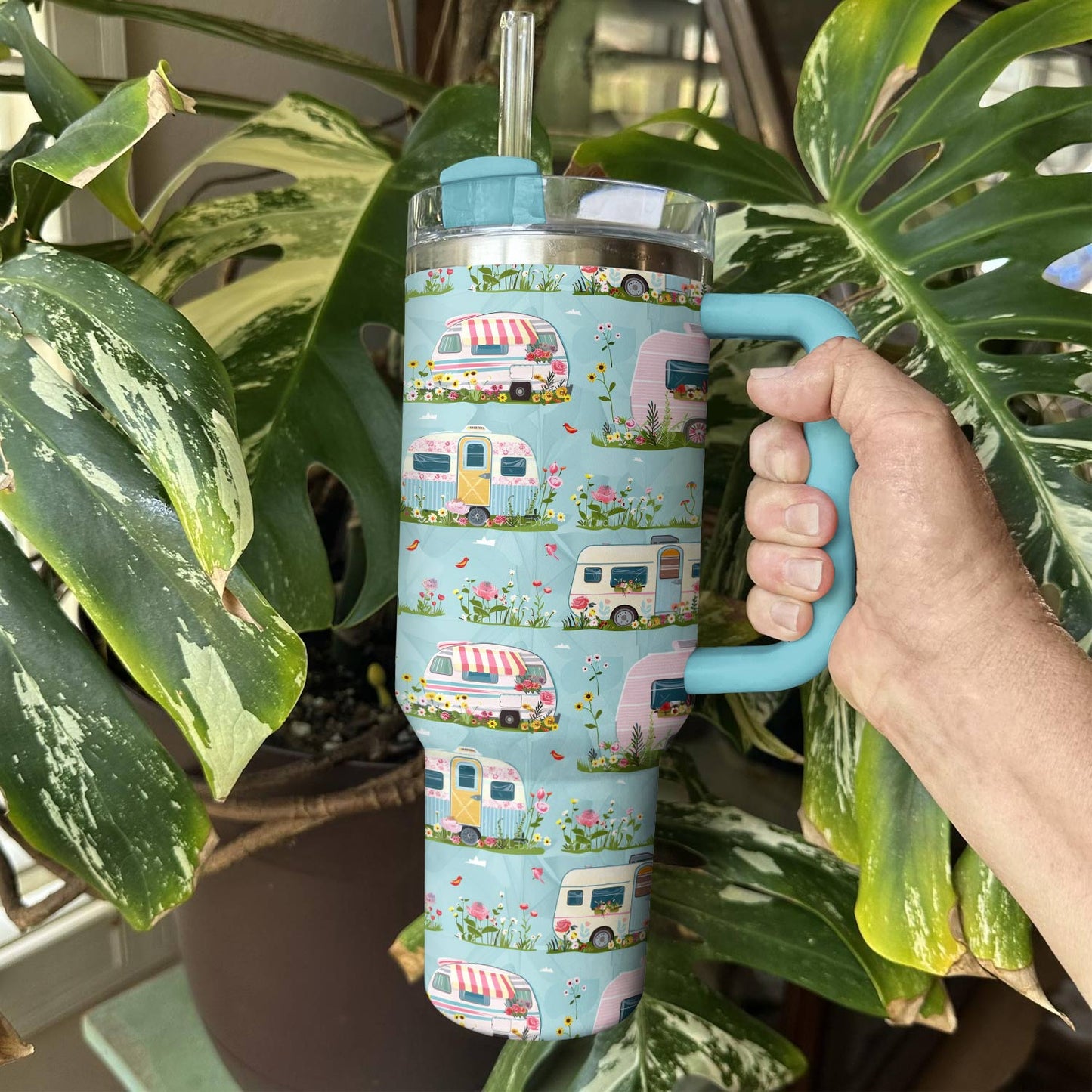 Shineful Tumbler Charming Camping