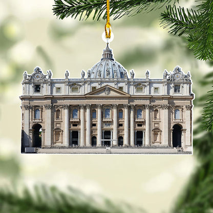 Shineful 2D Acrylic Ornament - Majestic St. Peter's Basilica