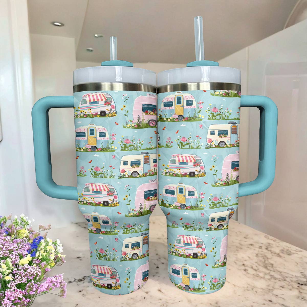 Shineful Tumbler Charming Camping