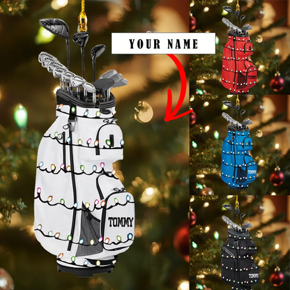 Shineful Acrylic Ornament Personalized Golf Lover’s Christmas