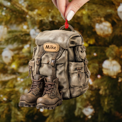 Shineful 2D Acrylic Ornament Personalized Hiker's Haven